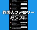 Xツイッター外国人フォロワーを1000人増やします 【最安】X(旧ツイッター)の外国人1000人増加ほぼ減少なし イメージ3