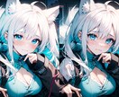 AIイラストの加筆修正・レタッチします 【特別価格✨】崩れた手・顔・違和感など自然な仕上がりに！ イメージ2
