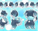 ケモノのキャラクターデザインを制作します 配信で使うキャラがほしい、自キャラがほしい人にオススメ！ イメージ2