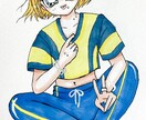 独特で可愛い！個性的な絵柄でかわいくしちゃいます 完全手描き！アナログイラストであなたの魅力を引き出します イメージ4