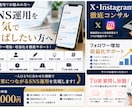 X・Instagramの伸ばし方をサポートします フォロワー増加・インプレッション向上・収益化を目指す方へ イメージ1