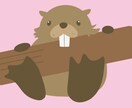 イラレでイラスト描きます 動物やSDキャラまでアイコンにぴったり！ イメージ1