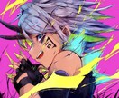 ビビットカラーカッコ可愛い女の子イラストを描きます 可愛いけどカッコイイ、バチバチの彩色イラストが得意です イメージ4