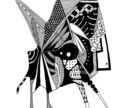あなたに向けたあなただけのイラストを作ります 添付作品の画風に沿って抽象的なイメージから作り上げます イメージ4