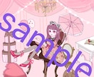 SNSアイコン、ヘッダー向けのイラストお描きします あなたの心が瞬く間に煌めくワルツ イメージ5