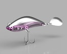 販売に耐えるルアーをデザイン設計いたします 3D CAD　環境の良い沖縄でテストまで可能です。 イメージ2
