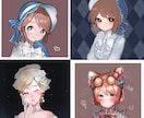 完全お任せコース★オリキャラアイコン安く描きます アイコン新調したいけどお金がない…！そんなあなたにオススメ★ イメージ4