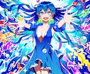 AdobeIllustratorでイラスト描きます 鮮やかな色彩とハッキリした線画で印象に残る一枚を制作します。 イメージ1