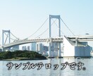 YouTube動画のテロップを挿入します 高品質＆見やすいテロップを低価格で！ イメージ7