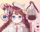 VTuber立ち絵制作致します VTuber立ち絵制作しますLive2D用パーツ分け対応 イメージ3