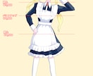 VTuber・配信活動向けイラスト制作します アニメ塗り風のイラスト描をきます イメージ2