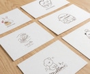 商用可◎ナチュラルでかわいい手描きロゴを制作します 【5名様限定】想い伝わる手描きロゴ｜AIデータ込・開業にも！ イメージ8