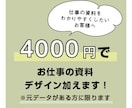 友達価格！デザイナーが会社の資料わかりやすくします お仕事の資料にプロのデザイナーのデザインを加えませんか？ イメージ1