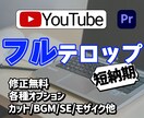 スピード納品！動画用にテロップ、字幕を作成します 短納期のテロップ挿入！カットのみ可！対談、講義、研修動画にも イメージ1