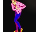 変わり者がえがく癖づよい絵を提供いたします 特撮、格ゲー、アメコミに影響を受けたおっさんが描く絵 イメージ7