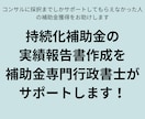 持続化補助金の実績報告書作成をお手伝いします 補助金に詳しい元公務員の行政書士が補助金獲得をサポートします イメージ1