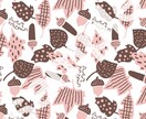 北欧風のオリジナルテキスタイルパターン作ります 商用利用可◎世界にひとつだけのデザインです イメージ5