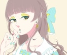 一枚絵を作成いたします 耽美でレトロな美少女画をお描きします！ イメージ4