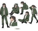 キャラデザやイメージスケッチ等創作のお手伝いします イラスト依頼経験多数、漫画のアシスタントもできます イメージ2