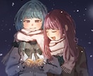 優しい色合いで可愛い女の子を描きます 厚塗りイラスト好きな方におすすめ！細かい背景も得意です。 イメージ2