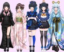 立ち絵＋ミニキャラセットを制作します 4/22〜5/2までの期間限定価格!! イメージ3