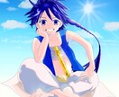 デジタル絵の色塗します 透明感のあるブラシ塗りやアニメ塗りその他色塗りをします イメージ4
