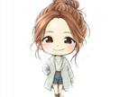 オリジナルLINEスタンプ用ミニキャラ作ります 自分だけのオリジナルLINEスタンプ用ミニキャラ制作します！ イメージ1