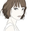 モダンでオシャレな雰囲気の人物絵描きます クールでモダンな絵でサービスやシーンの魅力を引き立てます イメージ8