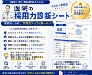 あなたの医院の【採用力】診断します 採用時における医院の強みや弱みを知る自院分析ツール イメージ1