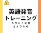バイリンガル講師が英語の発音矯正レッスンをします あなたのクセを見つけて綺麗なネイティブ発音に矯正！ イメージ1