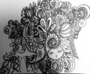 あなたに寄り添う怪物を描きます 怪物　緻密画作成あなただけの特別な怪物を作成心に寄り添う怪物 イメージ1