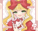 ゆるふわ、ポップなかわいい女の子イラスト描きます SNSアイコン、サムネ、ヘッダー等の1枚絵描きます⁎⋆*﻿ イメージ4