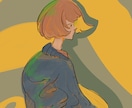 光と色の表現を大切にしたアートイラストを描きます 世界観やファッション、アートデザインが好きな方へ イメージ3