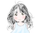 シンプルきれいめデフォルメ女子描きます ★おとな女性も！SNSアイコン・ブログ・グッズ作成に使える！ イメージ5