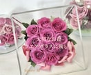 プロポーズの花束ウエディングブーケ記念の花残します ②【スクエアS】大切なお花の保存　ブーケ・プロポーズの花束 イメージ2