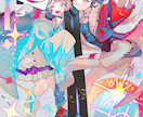 キャラクターイラストの制作いたします 配信活動/商用利用/個人使用等 幅広い用途で使用可能 イメージ2