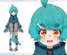 全行程おまかせ！ハイクオリティなモデルを制作します 【一貫制作】キャラデザからLive2Dまで、理想の姿を。 イメージ9