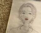 アイシャドウを使ったお洒落なイラスト描きます アイシャドウやリップを使った雰囲気のあるイラストを描きます♪ イメージ6