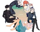 キャラクターの立ち絵を描きます ご希望に沿って作成します/キャラデザも承ります イメージ9