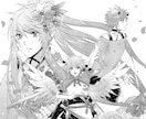 期間限定フェア中///小説の挿絵お描きします 華やかなイラストをお届けします！ イメージ4
