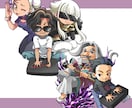 ミニキャラ・デフォルメ イラスト製作します アイコン・動画・グッズなどに！ イメージ5