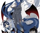 2頭身、3頭身、立ち絵詰め合わせセット描きます かわいいイラストの詰め合わせセット イメージ4