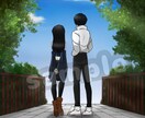 立ち絵や夢絵など描きます！原作寄りの絵柄も描けます 『このアニメの絵柄でキャラクターを描いて欲しい』という方に！ イメージ10