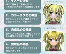 SNSアイコン用イラスト作成いたします おめめがキラキラ✨オリキャラやVtuberさんに！ イメージ2