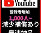 1000人YouTubeチャンネル登録者増やします YouTubeフォロワー宣伝します！フォロワー増加確実！ イメージ2