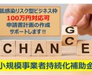 小規模企業者持続化補助金の申請書作成サポートします 小さくても大きな一歩を　中小企業診断士&MBAが申請サポート イメージ1