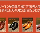 サラリーマンが革靴で稼ぐ方法教えます 中古革靴せどりの決定版完全プログラム イメージ1