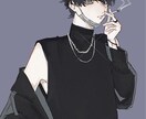 創作キャラをメインとした暗めのイラストを描きます オリジナルキャラ男女描き分け可 イメージ8