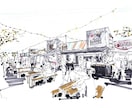 今話題！手描き図面等★水彩/鉛筆等★絵を描きます 初心者★おすすめ【店舗･住宅･オフィスイベント･展示会など】 イメージ7