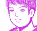 SNSアイコン描きます ワンカラーの人物アイコン。男女キャラ、似顔絵問わずOK。 イメージ3